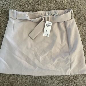 Abercrombie & Fitch Women's Tan Mini Skirt